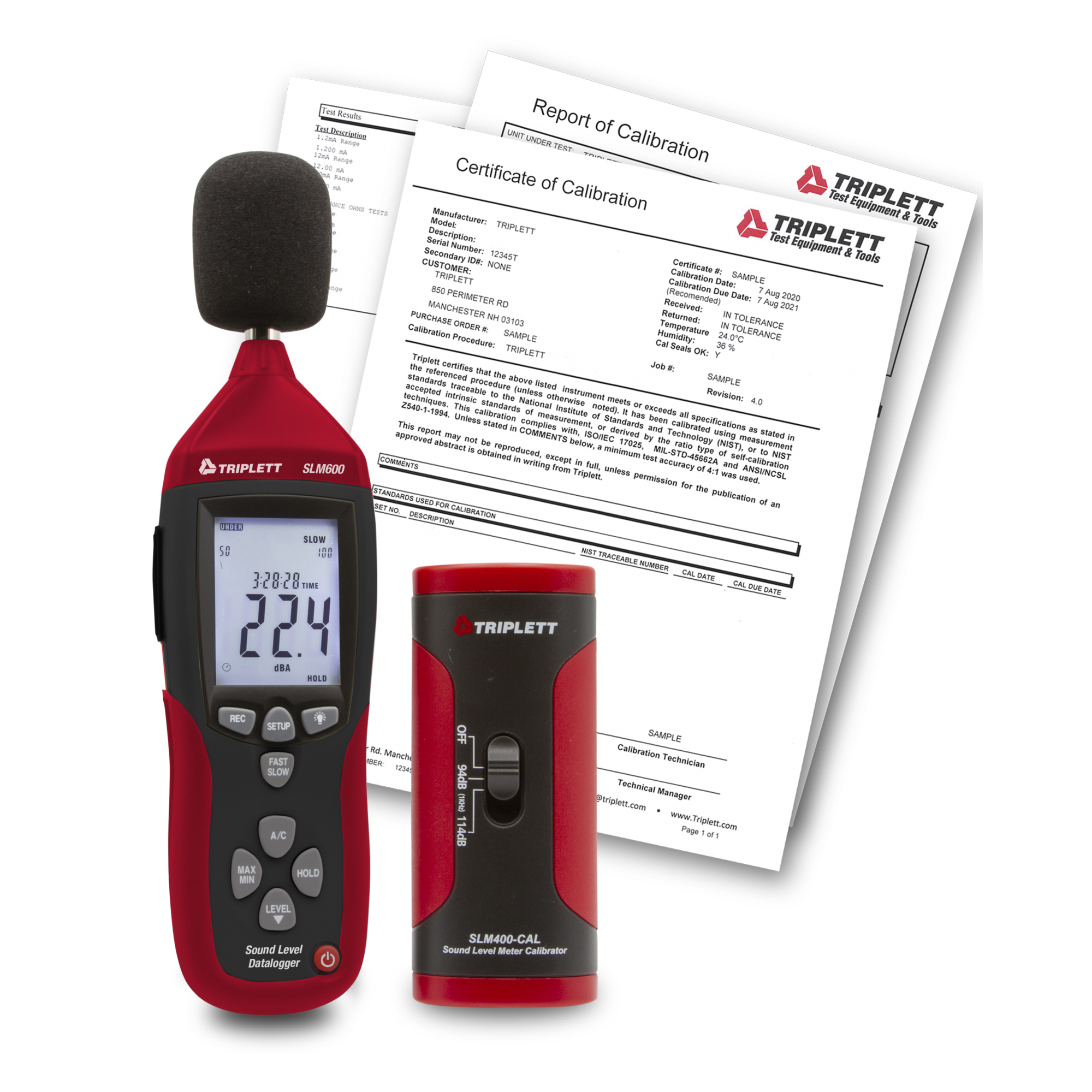 Triplett SLM600-KIT-NIST SLM600-KIT w/Certificate of Traceability to NIST